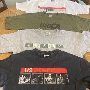 Vintage U2 Elevation and Vertigo Tour Tees